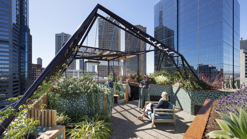 最新樓頂花園設計與展示，綠意盎然，繁花似錦的空中花園體驗