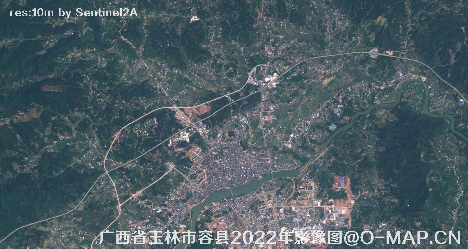 容縣最新航拍全景，一覽無余的美麗風光??